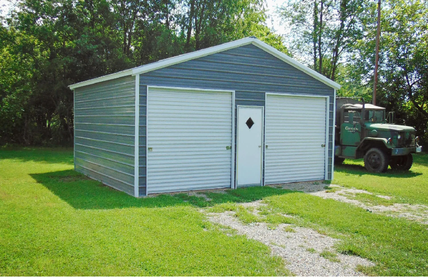 steel metal garages