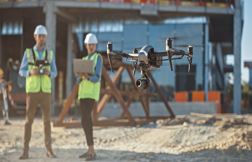 How are composite propellers made for drones